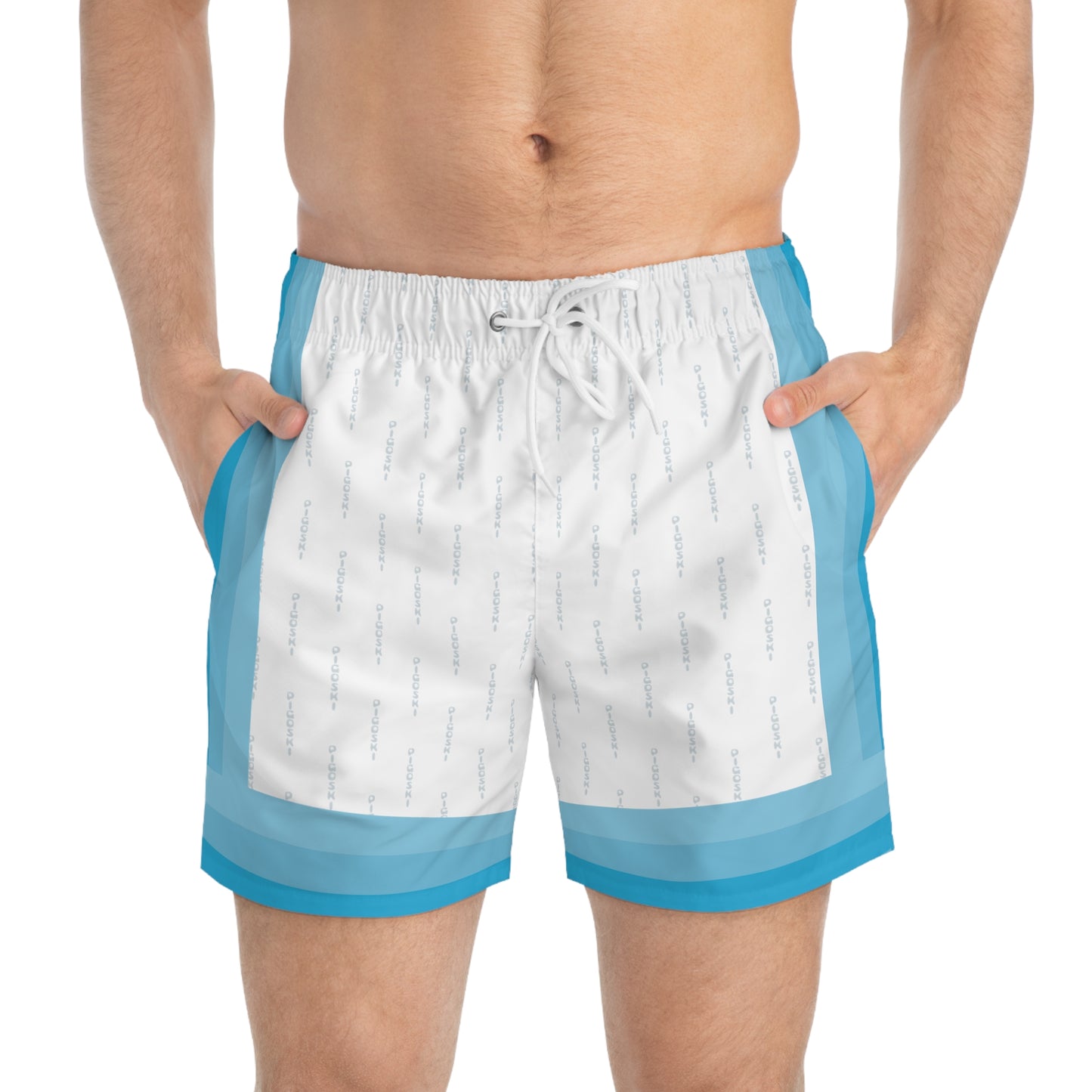 Blue Summers Swim Trunks