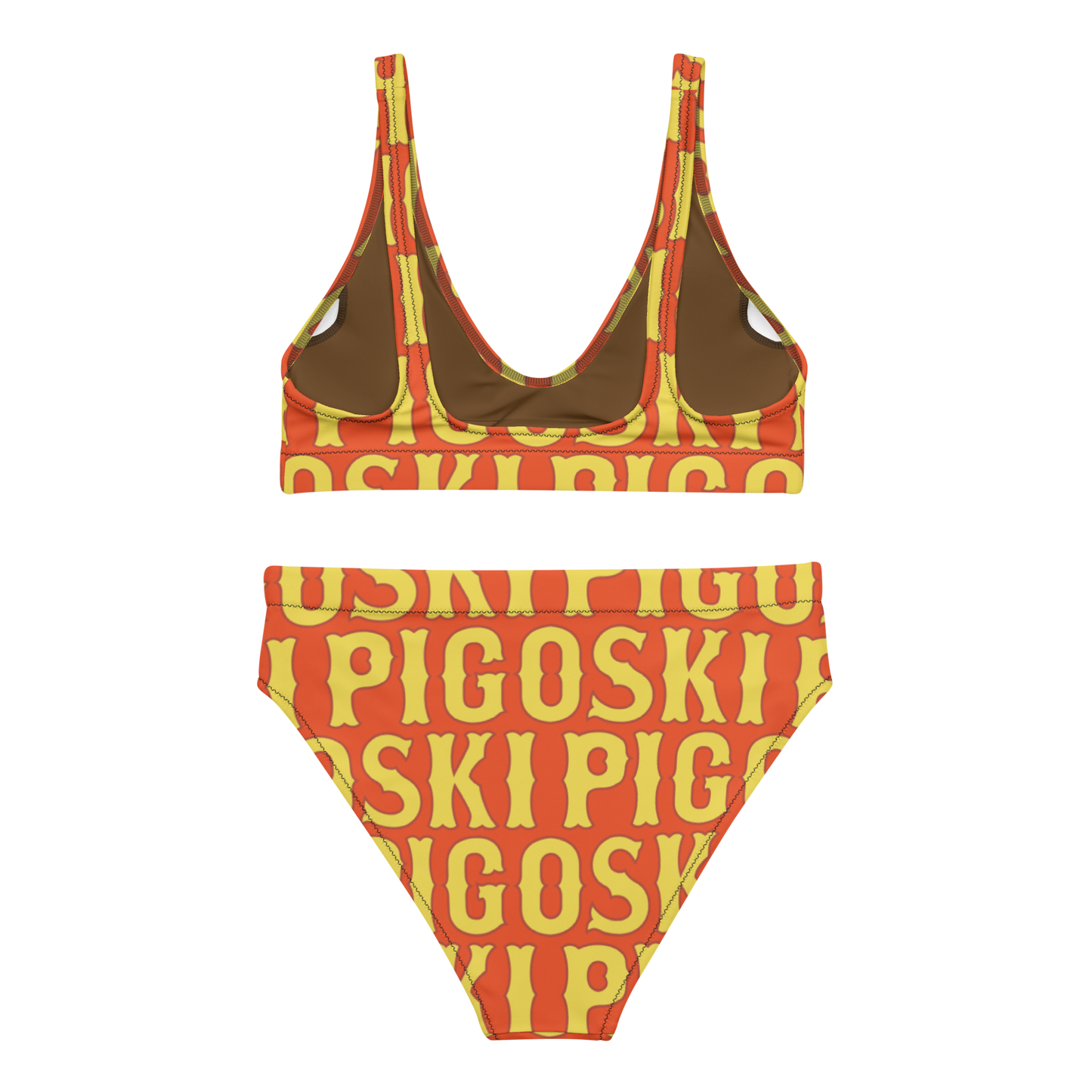 All Over PIGOSKI high-waisted bikini