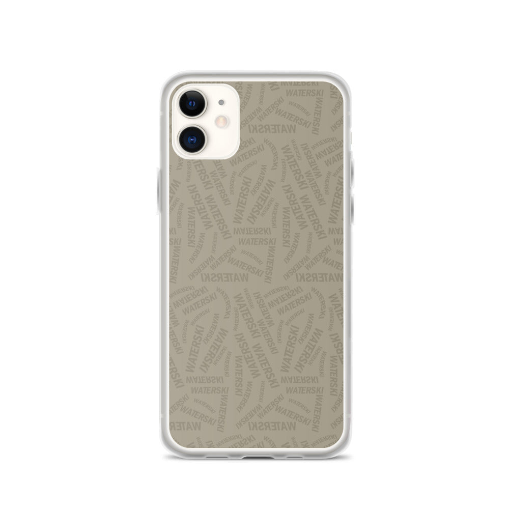Brown Waterski iPhone Case