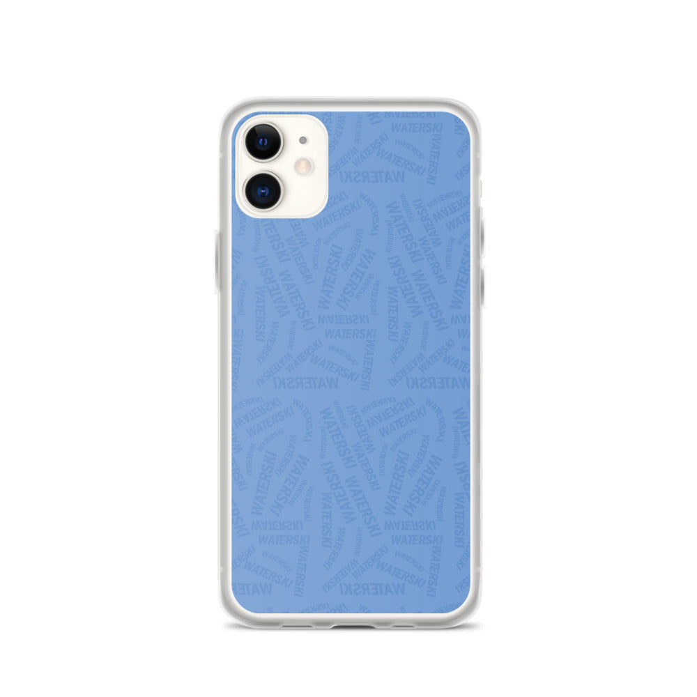 Blue Waterski iPhone Case