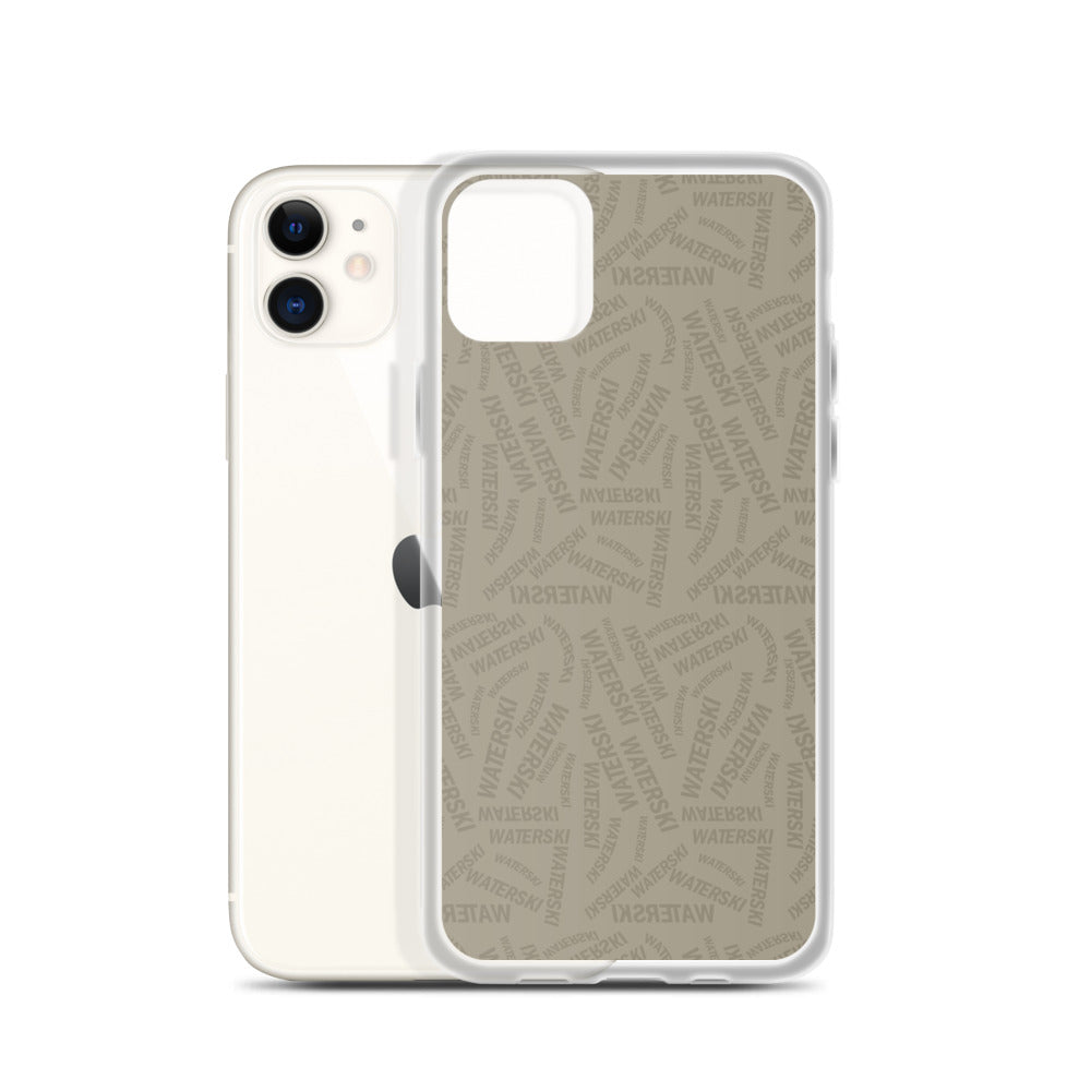 Brown Waterski iPhone Case