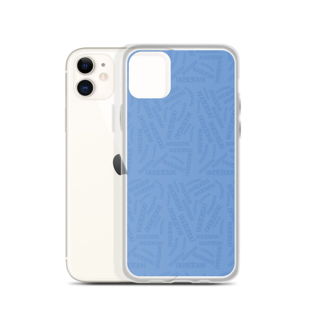 Blue Waterski iPhone Case