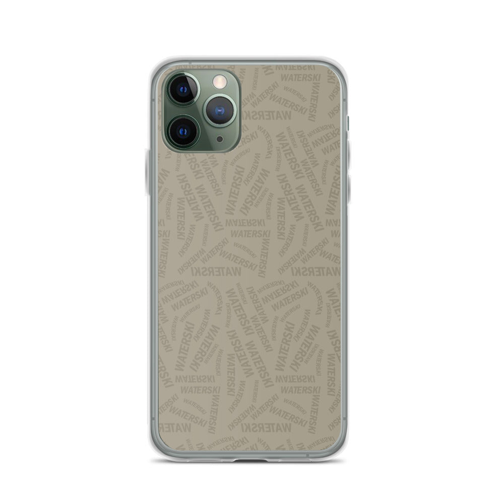 Brown Waterski iPhone Case