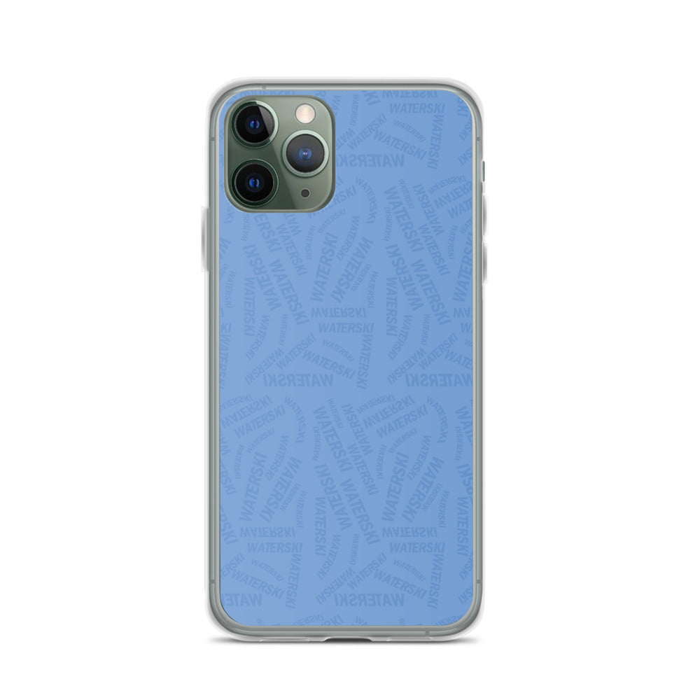 Blue Waterski iPhone Case