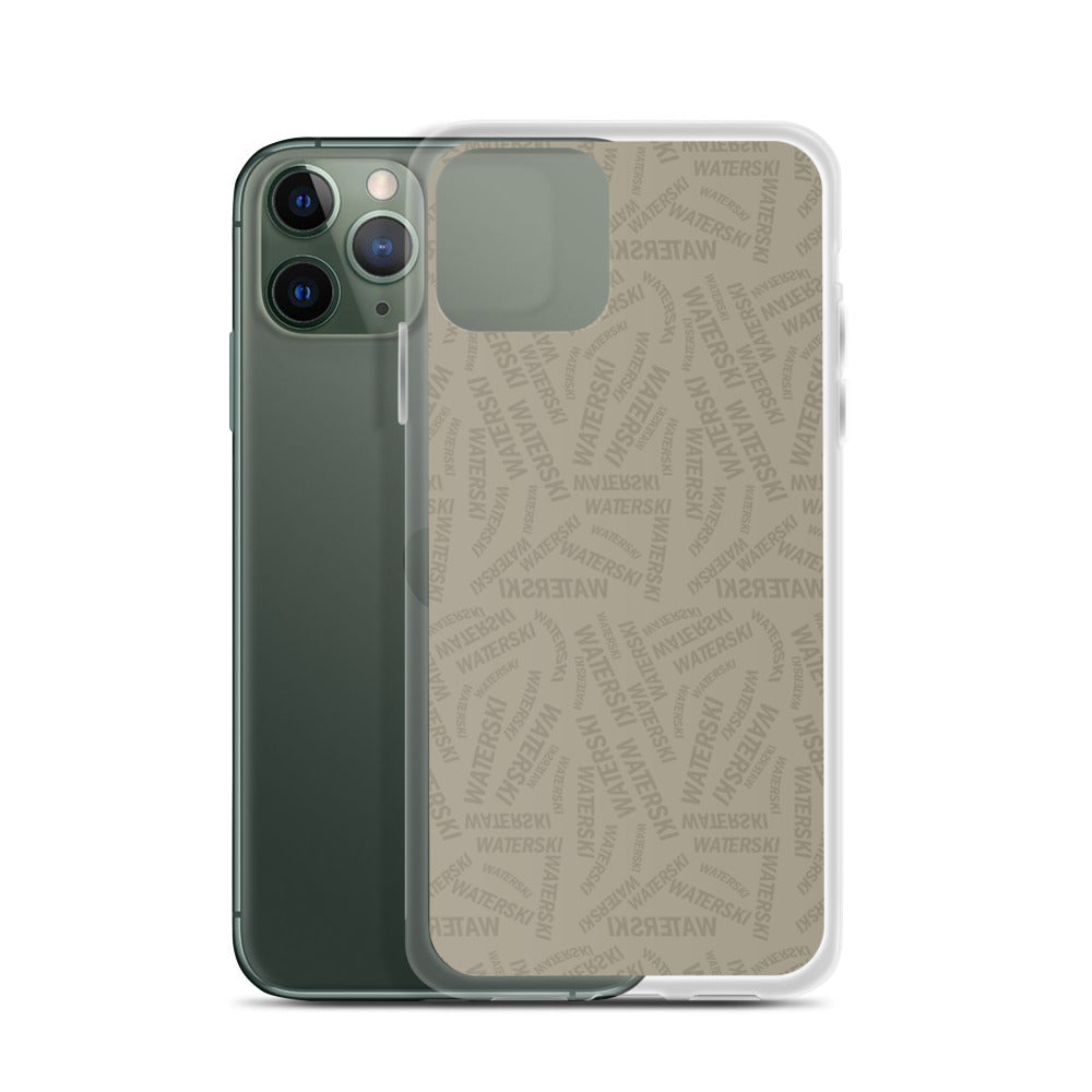 Brown Waterski iPhone Case