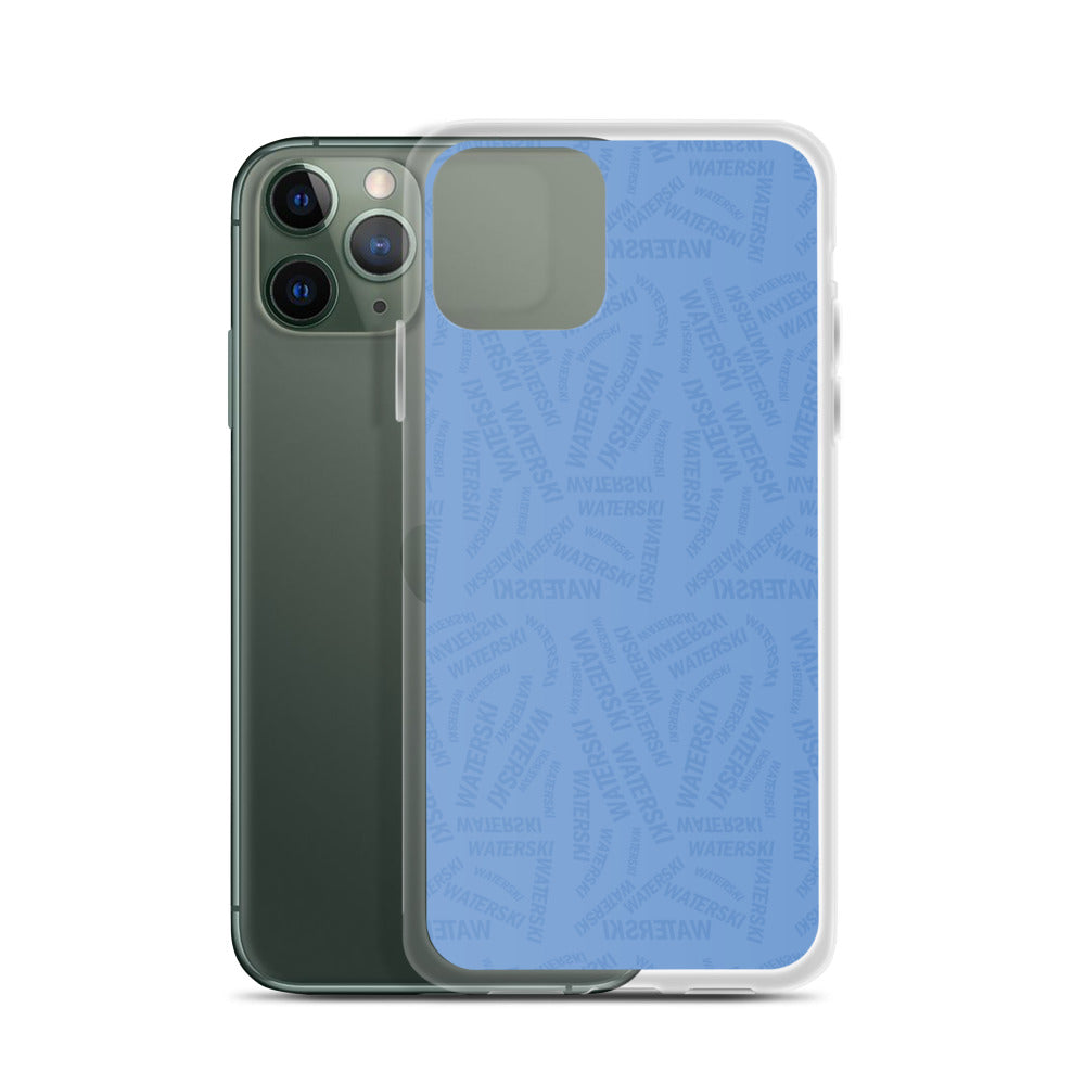 Blue Waterski iPhone Case