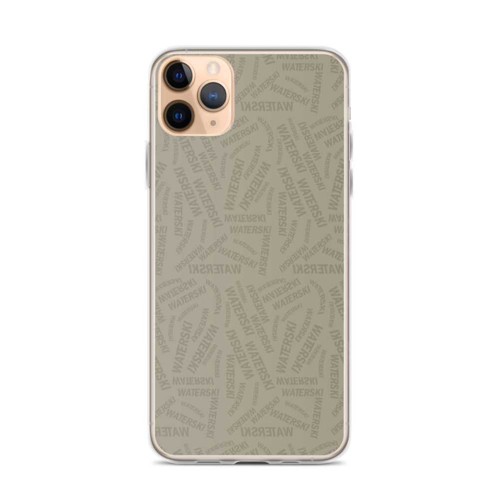 Brown Waterski iPhone Case