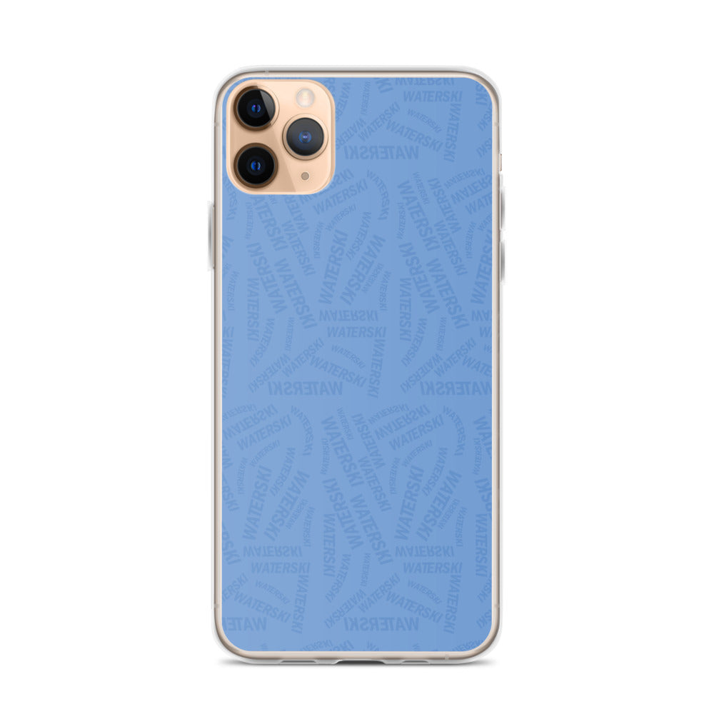 Blue Waterski iPhone Case