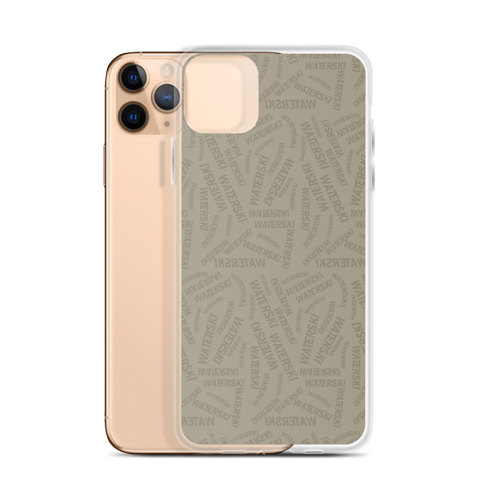 Brown Waterski iPhone Case