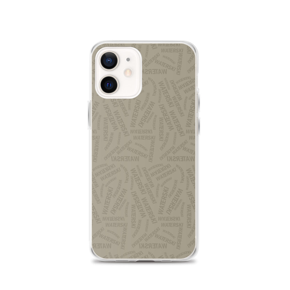Brown Waterski iPhone Case