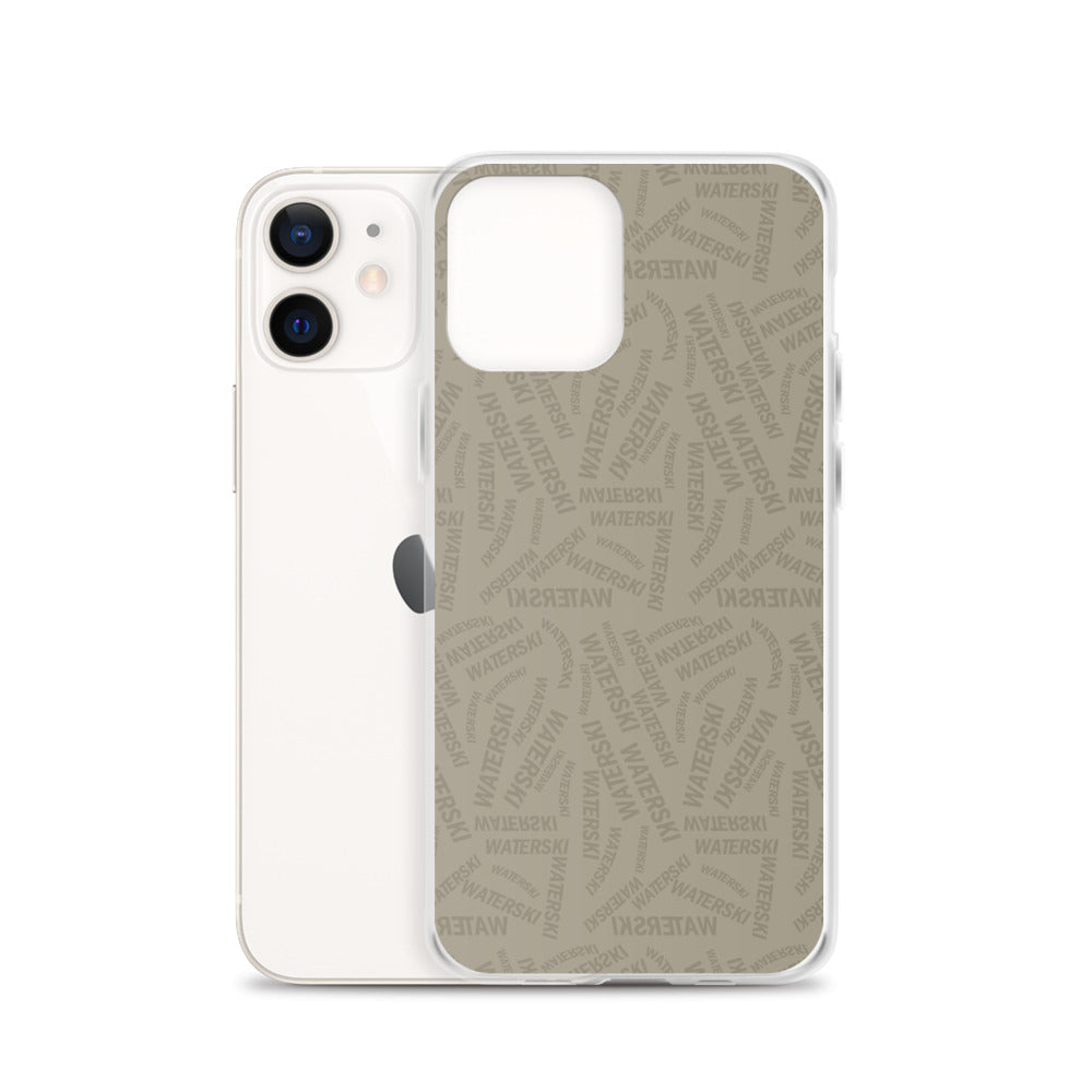 Brown Waterski iPhone Case