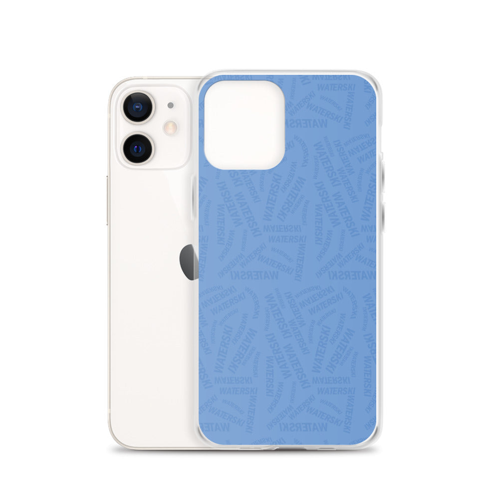 Blue Waterski iPhone Case