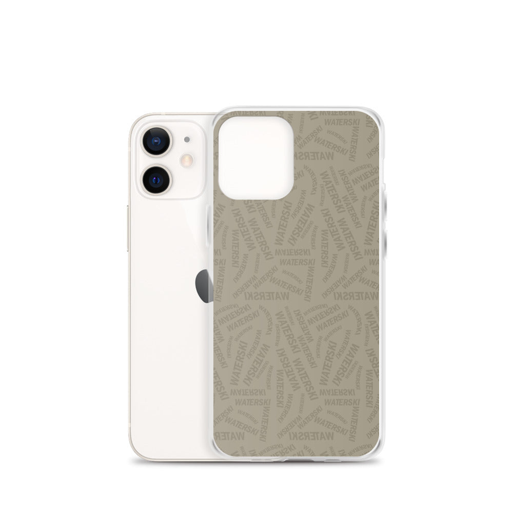 Brown Waterski iPhone Case