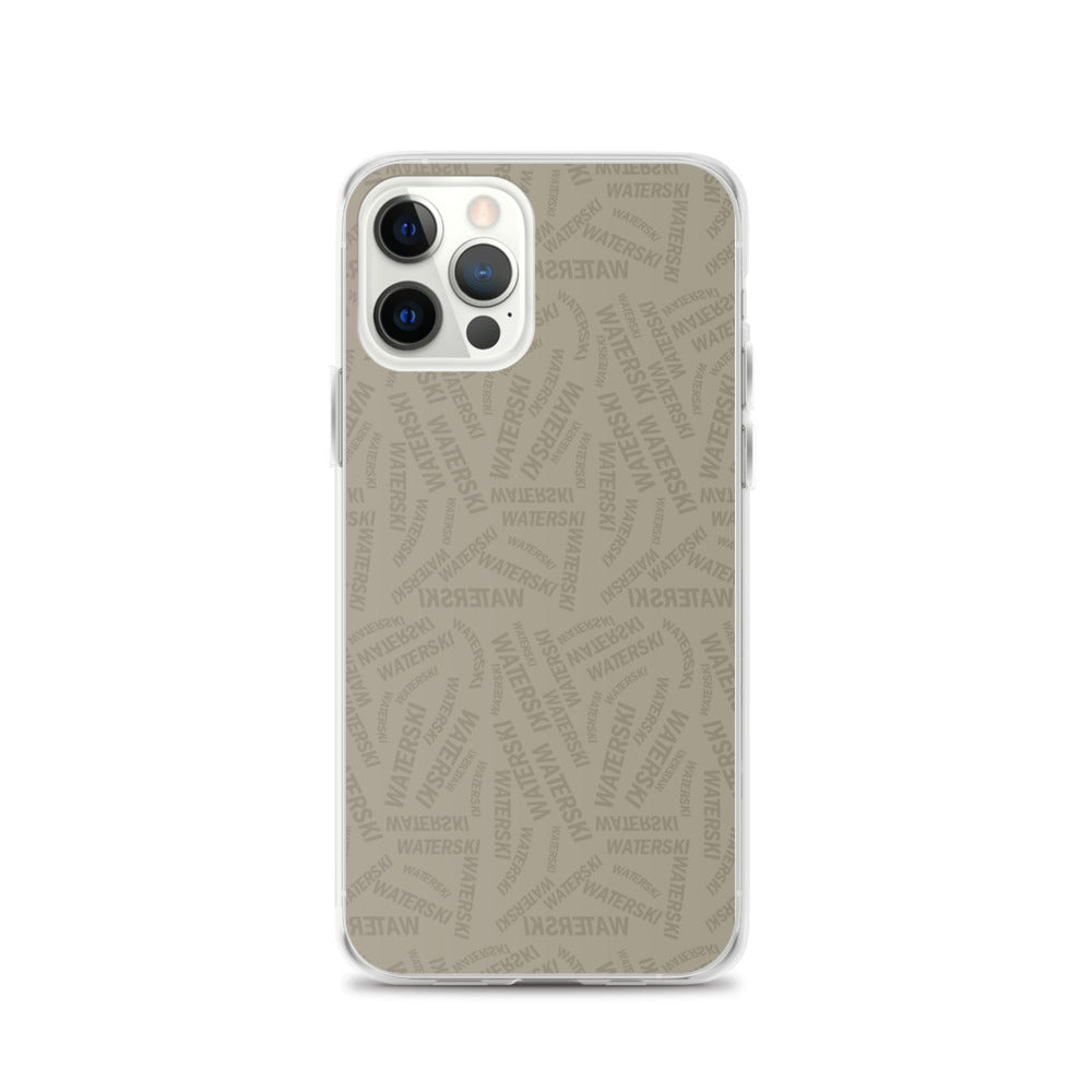 Brown Waterski iPhone Case