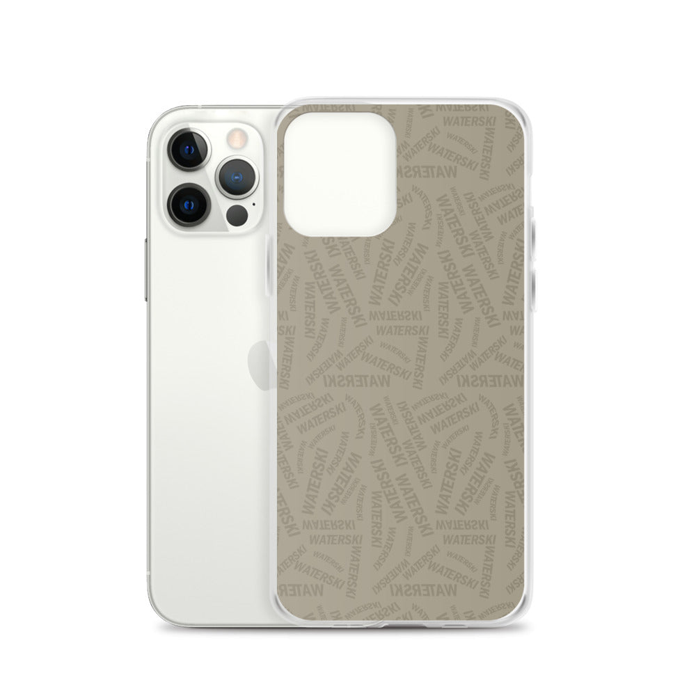 Brown Waterski iPhone Case