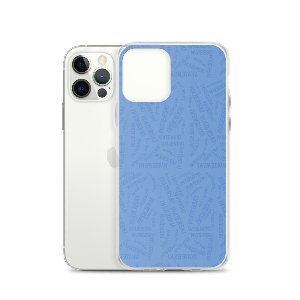 Blue Waterski iPhone Case