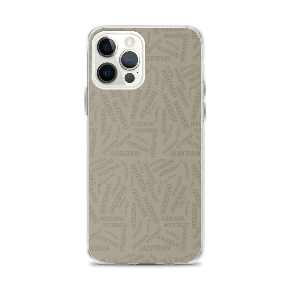 Brown Waterski iPhone Case