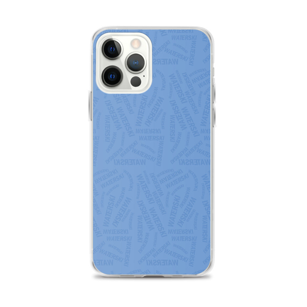Blue Waterski iPhone Case