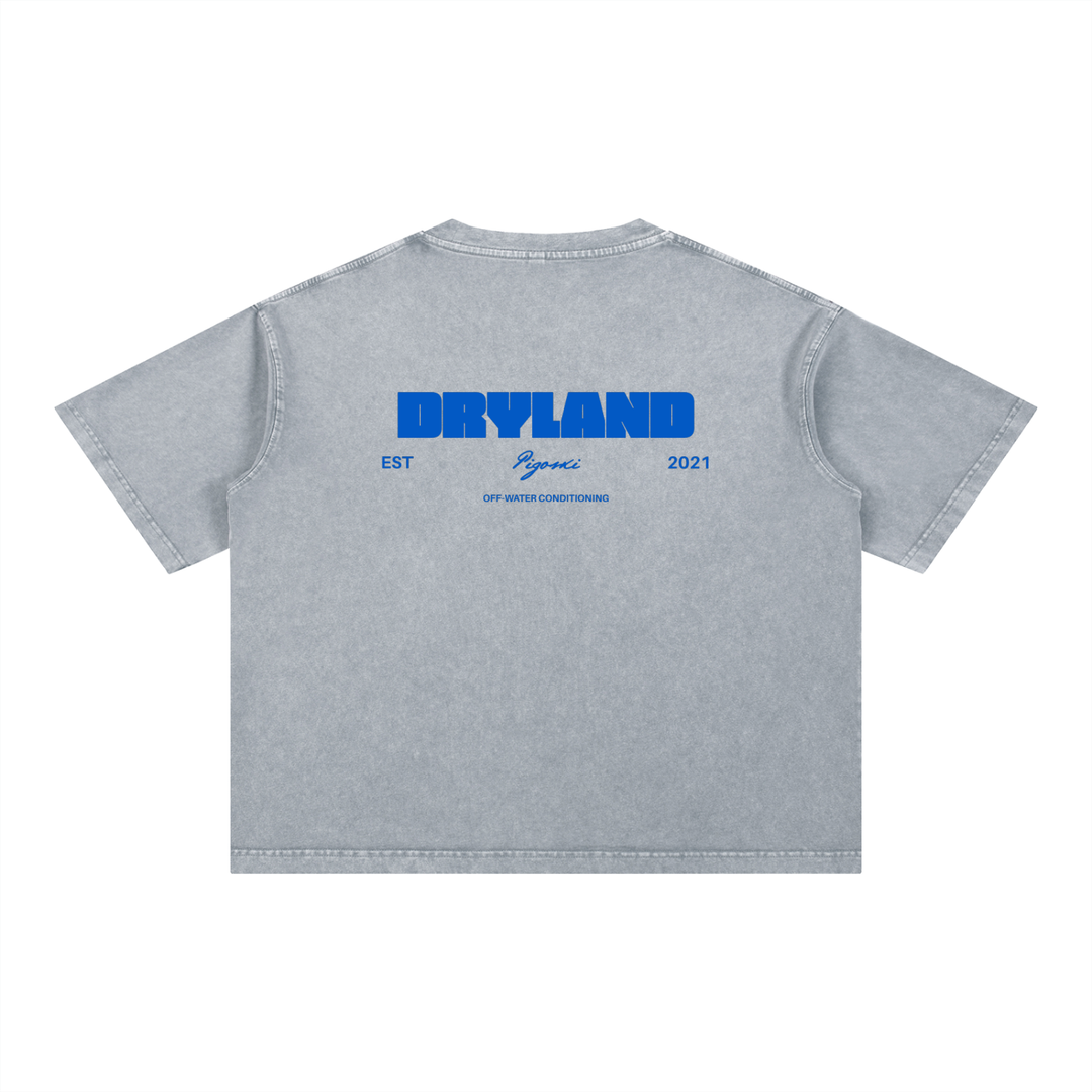 PIGOSKI Dryland Est. 2021 Boxy Tee — Mineral Wash
