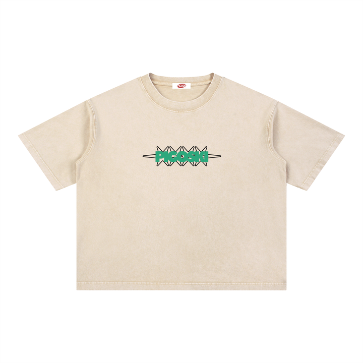 Mineral Wash Boxy Cotton T-Shirt