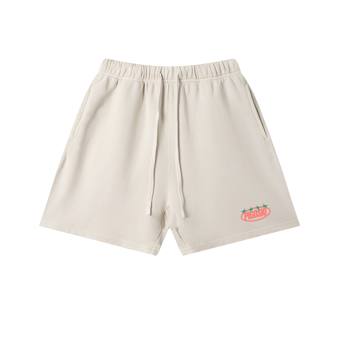 Unisex Vintage Wash Cotton Shorts