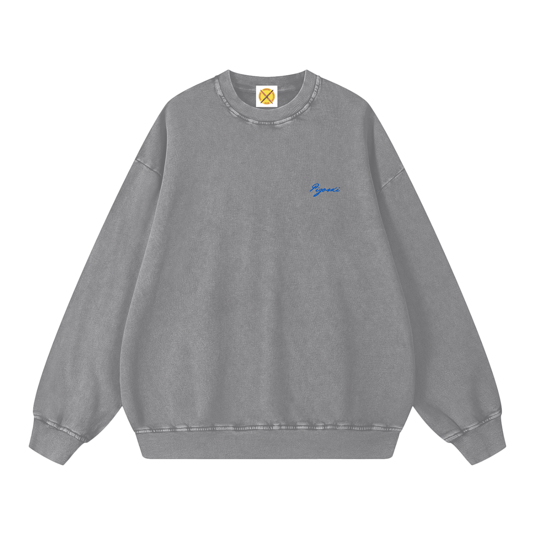 Snow Washed Oversized Sweatshirt