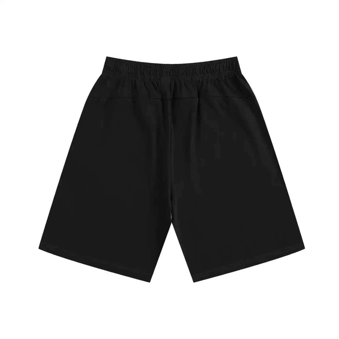 Black shorts on a white background