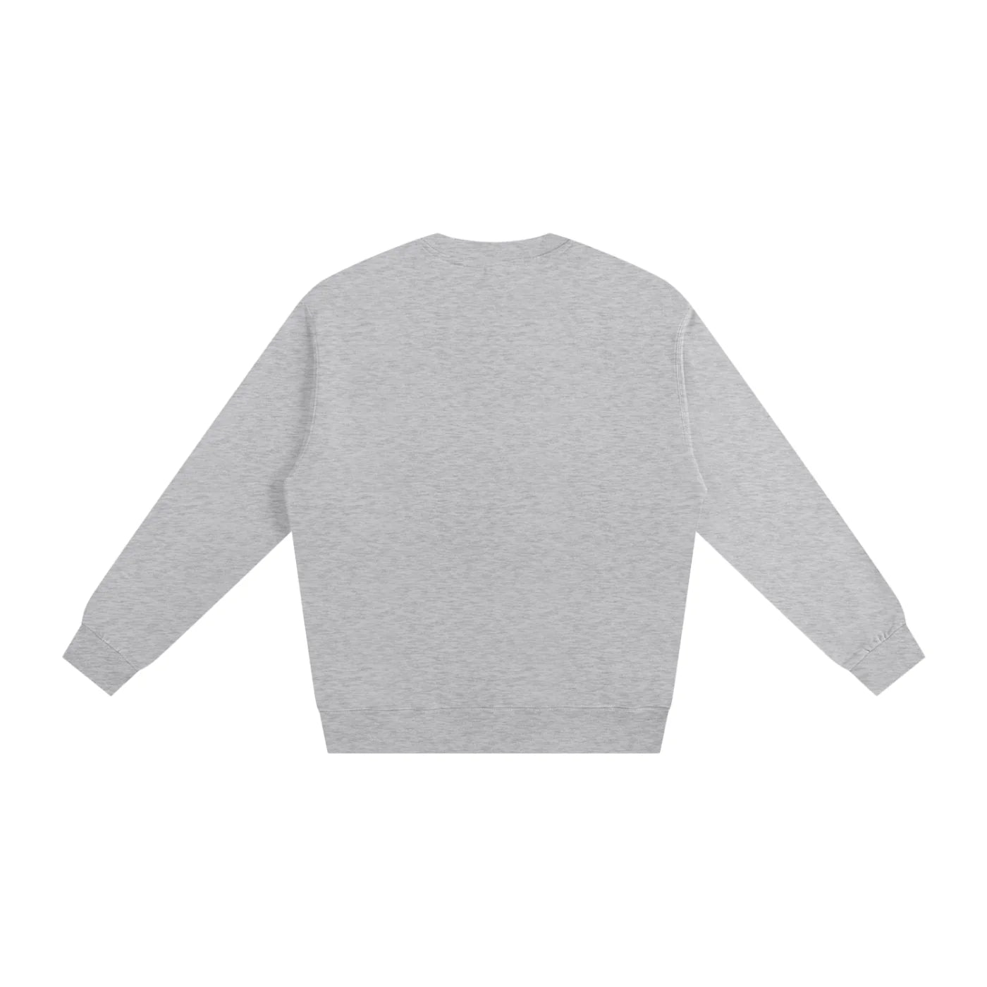 Gray sweatshirt on a white background