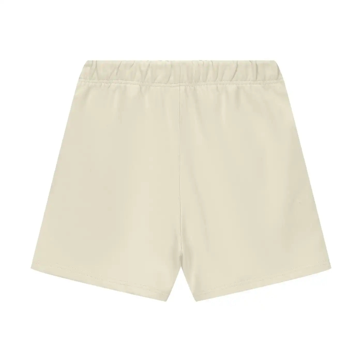 Beige shorts on a white background