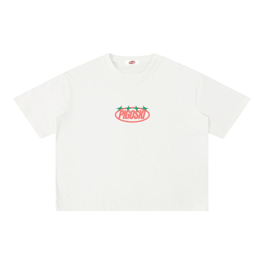 Mineral Wash Boxy Cotton T-Shirt
