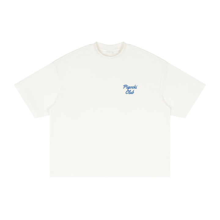 PIGOSKI Club bikini Waffle Tee — White