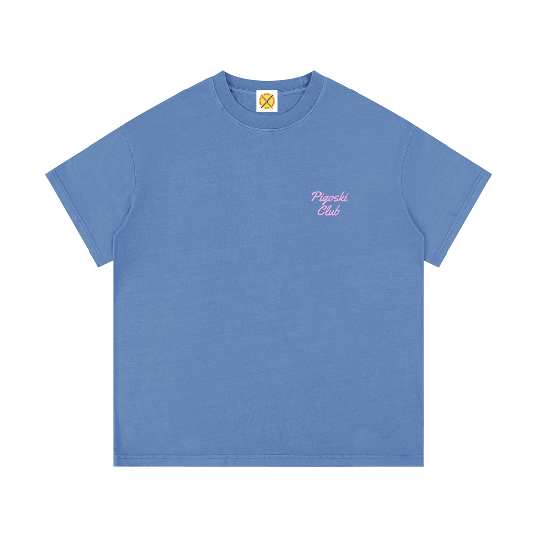 PIGOSKI Club Tee — Vintage Wash (Deep)