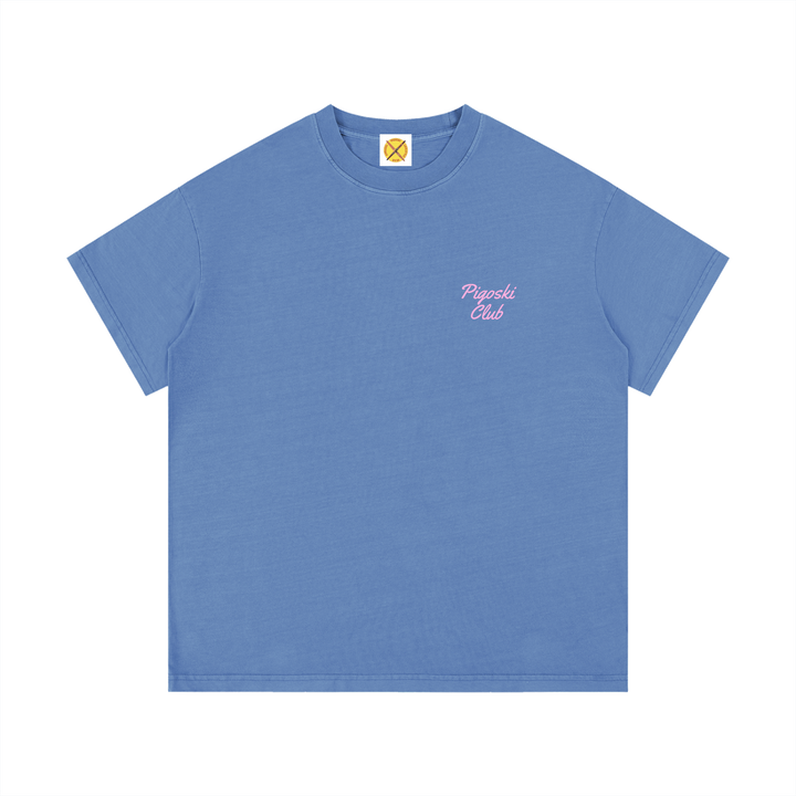PIGOSKI Club Tee — Vintage Wash (Deep)