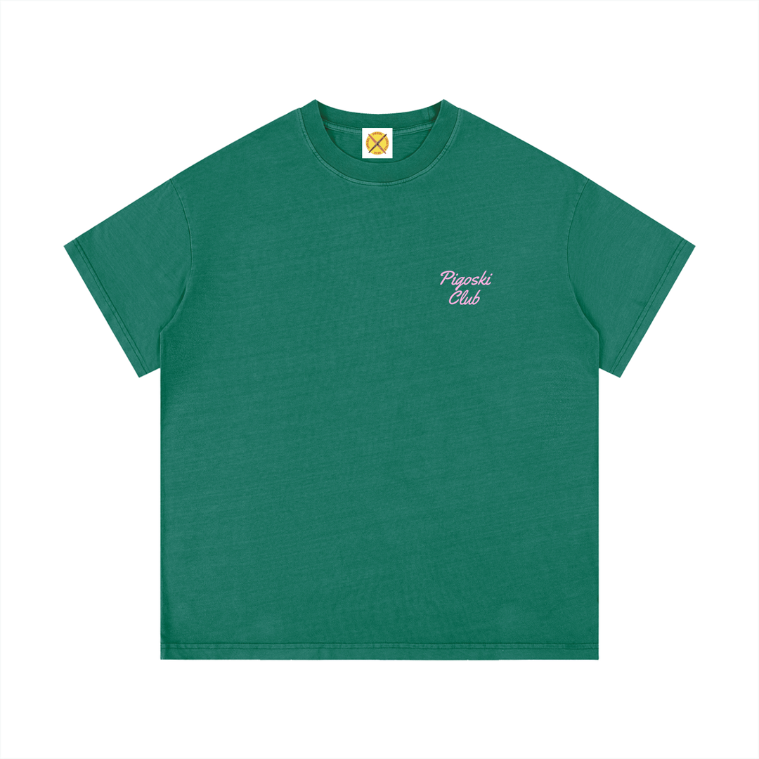 PIGOSKI Club Tee — Vintage Wash (Deep)