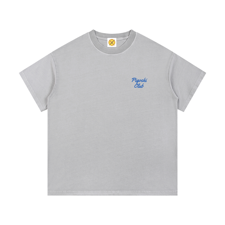 PIGOSKI Club Tee — Vintage Wash (Pastel)