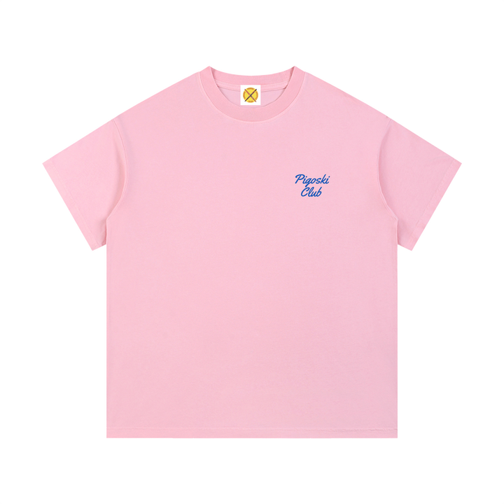 PIGOSKI Club Tee — Vintage Wash (Pastel)
