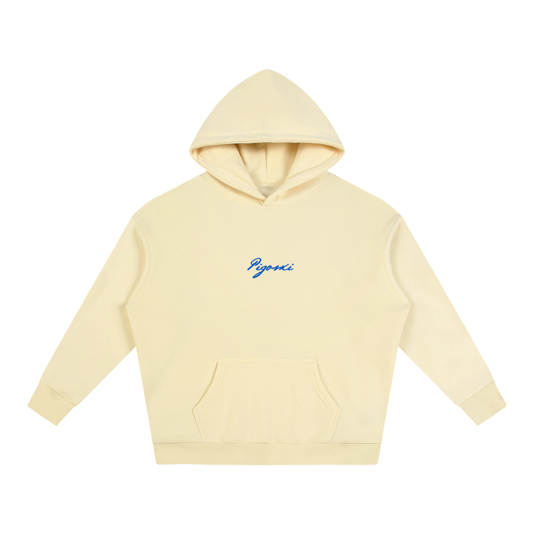 PIGOSKI Dryland Signature Fleece Hoodie — Oversized