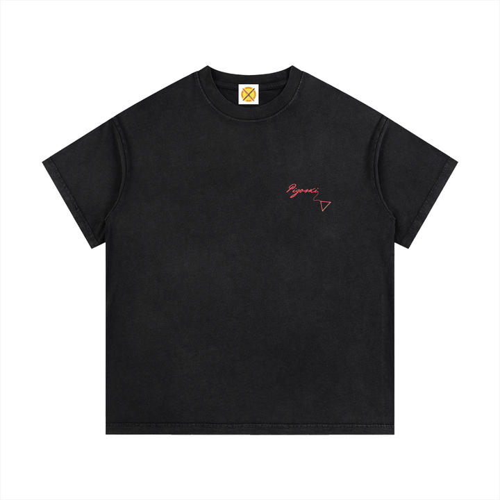 PIGOSKI Handle Tee — Vintage Wash