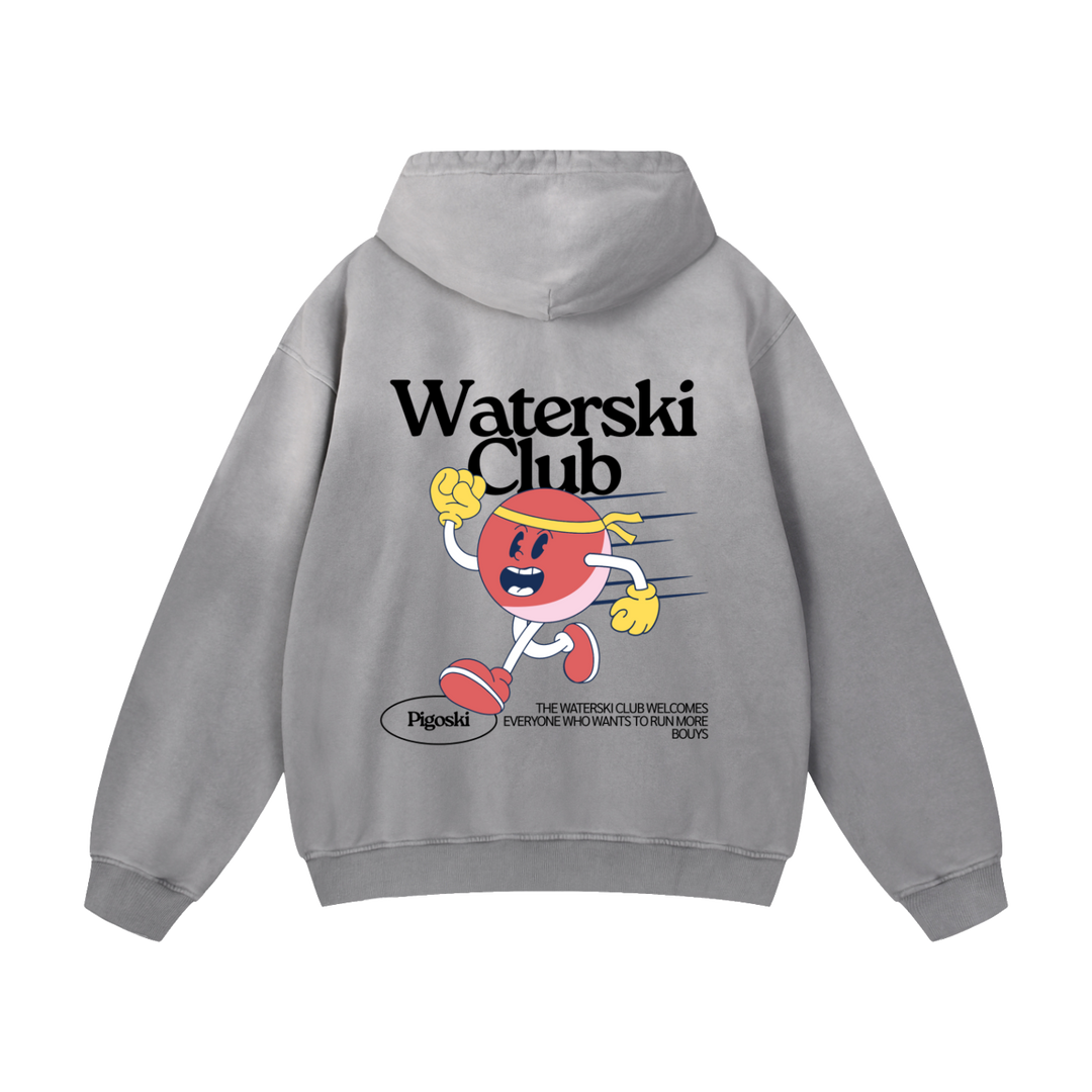 PIGOSKI Mascot Hoodie — Heavyweight Sunfade
