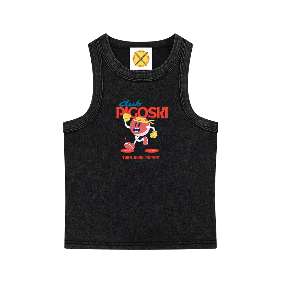 PIGOSKI Mascot Tank — Snow Wash