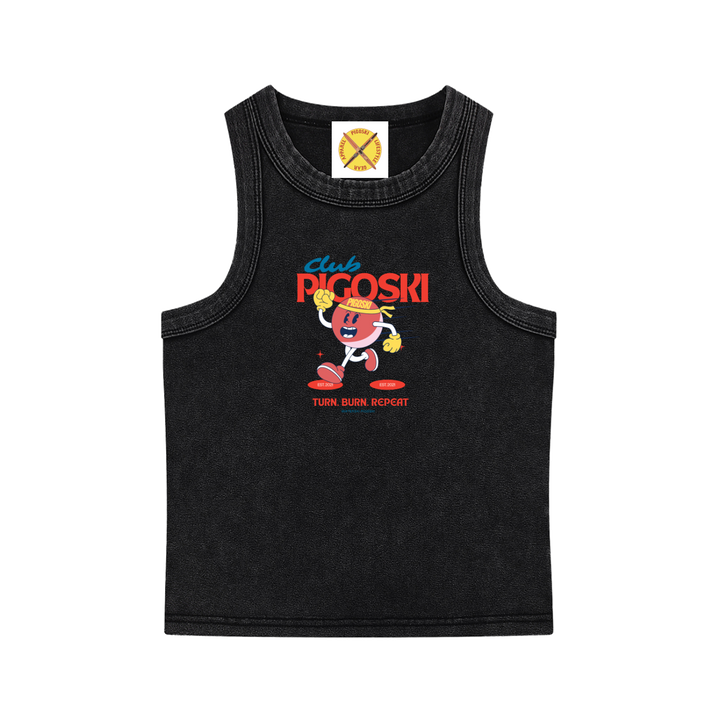 PIGOSKI Mascot Tank — Snow Wash