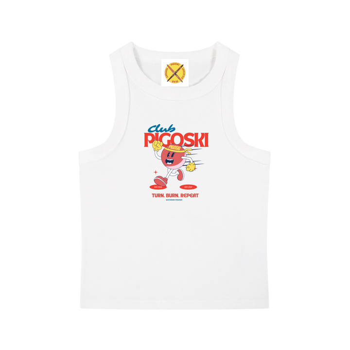 PIGOSKI Mascot Tank — Snow Wash