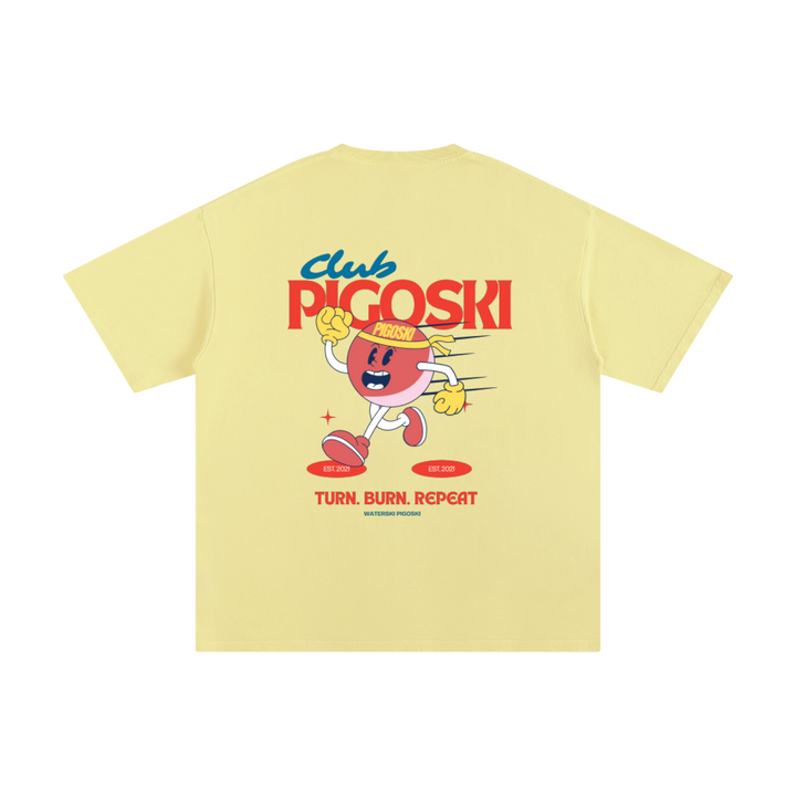 PIGOSKI Mascot Tee — Pure Cotton