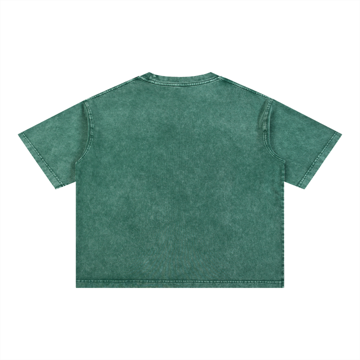 PIGOSKI Oval Boxy Tee — Mineral Wash