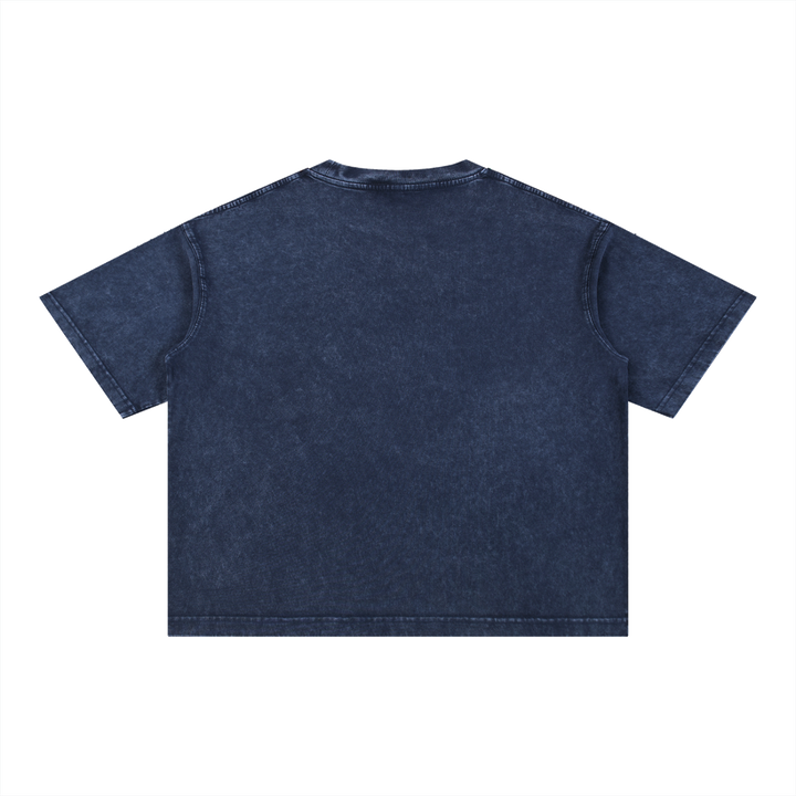 PIGOSKI Oval Boxy Tee — Mineral Wash