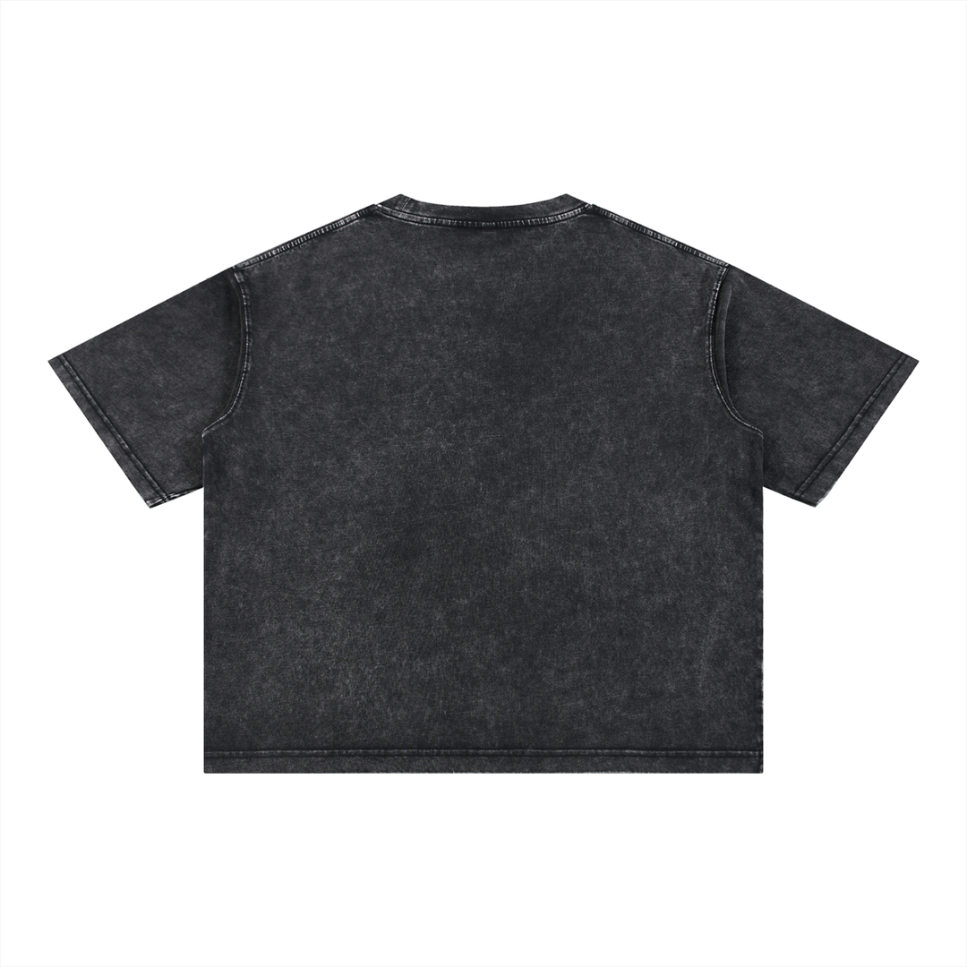 PIGOSKI Oval Boxy Tee — Mineral Wash