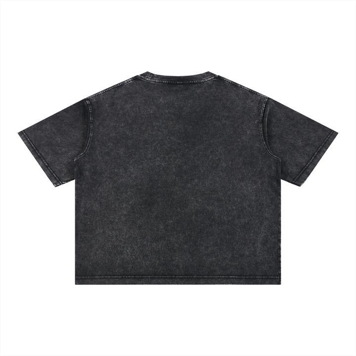 PIGOSKI Oval Boxy Tee — Mineral Wash