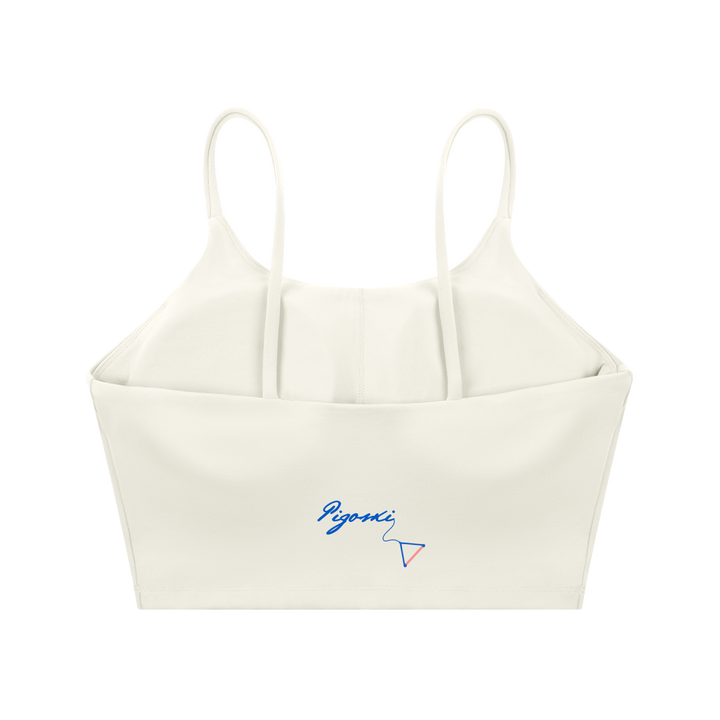 PIGOSKI Signature Spaghetti-Strap Yoga Bra — Women&
