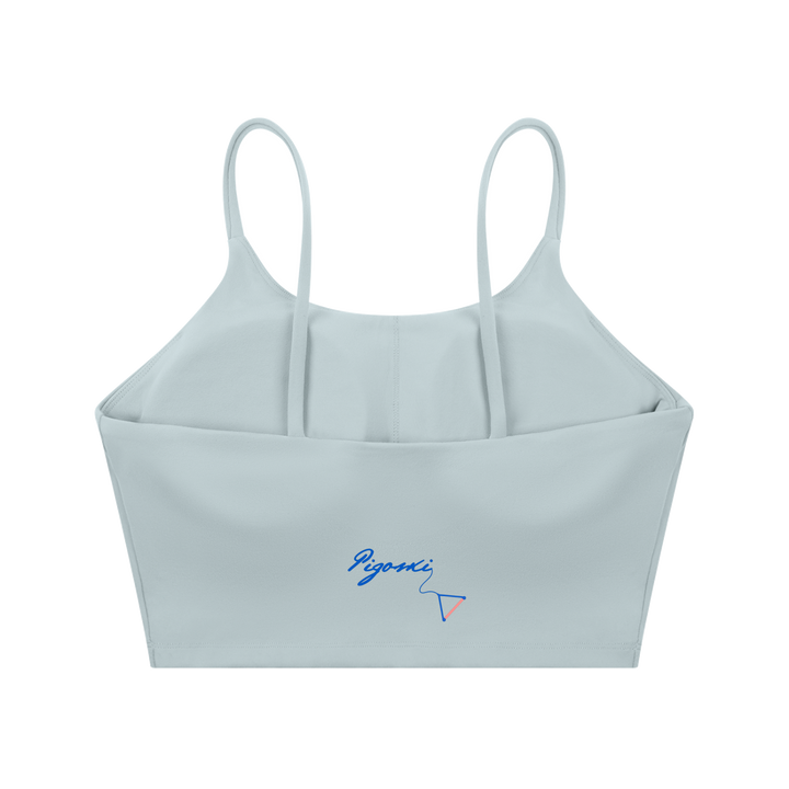 PIGOSKI Signature Spaghetti-Strap Yoga Bra — Women&