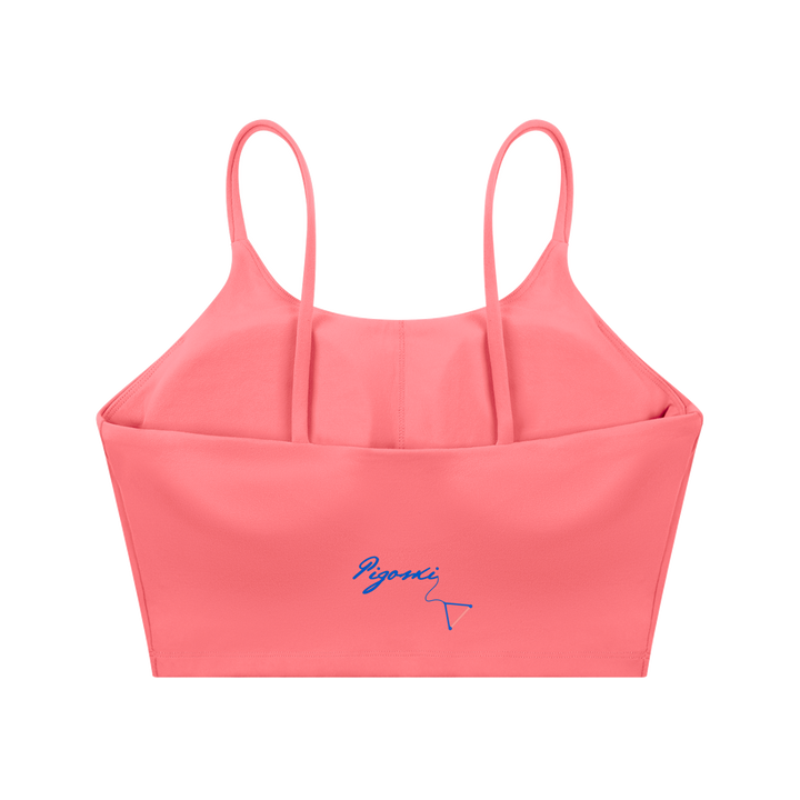 PIGOSKI Signature Spaghetti-Strap Yoga Bra — Women&